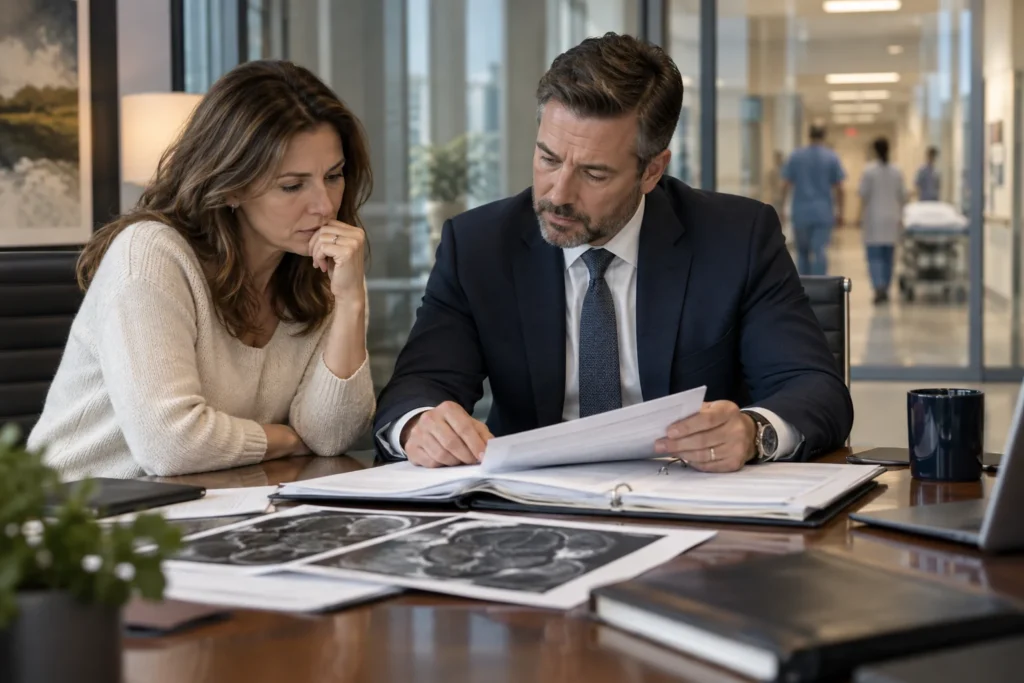 Adwokat KS Law Group podczas rozmowy z klientem